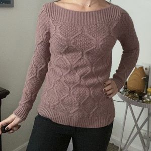 Super soft purple mauve knitted sweater